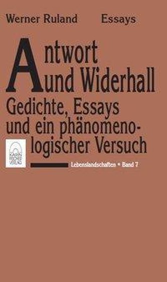 Lebenslandschaften / Antwort und Widerhall