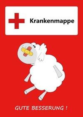 GSV Krankenmappe für die Grundschule Edgar, das Schaf - rot