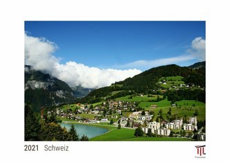 Schweiz 2021 - White Edition - Timokrates Kalender, Wandkalender, Bildkalender - DIN A4 (ca. 30 x 21 cm)