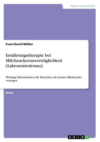 Ernährungstherapie bei Milchzuckerunverträglichkeit (Laktoseintoleranz)