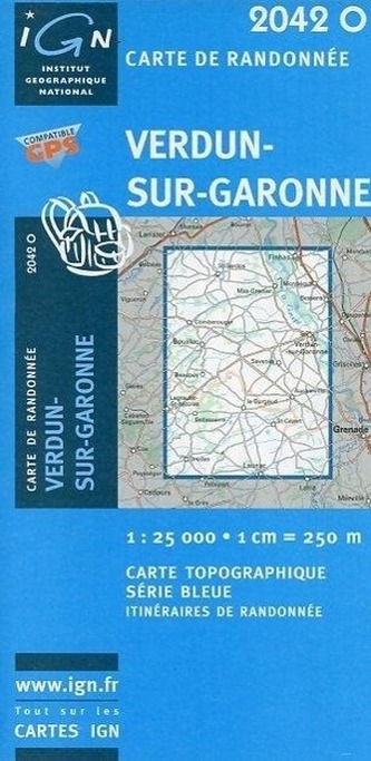 Verdun-Sur-Garonne 1 : 25 000