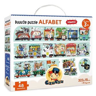 Duże puzzle Alfabet 3+