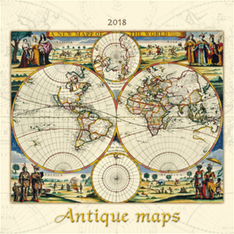Antique maps 2018 - nástěnný kalendář