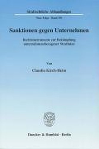 Sanktionen gegen Unternehmen