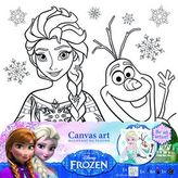 Malování na plátno Ledové království