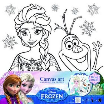 Malování na plátno Ledové království