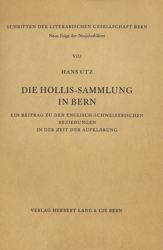 Die Hollis-Sammlung in Bern