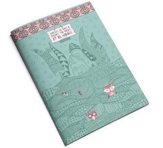 Green Forest Zeszyt A5/40 stron linia