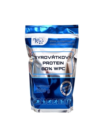 NutriStar - Syrovátkový protein 80% neochucený 1 kg sáček