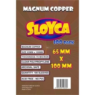 Koszulki Magnum Copper 65x100mm (100szt) SLOYCA