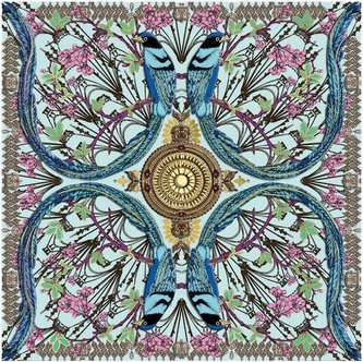 Karnet kwadrat z kopertą Songbirds