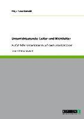 Unterrichtsstunde: Leiter und Nichtleiter