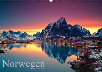 Norwegen (Wandkalender 2021 DIN A2 quer)