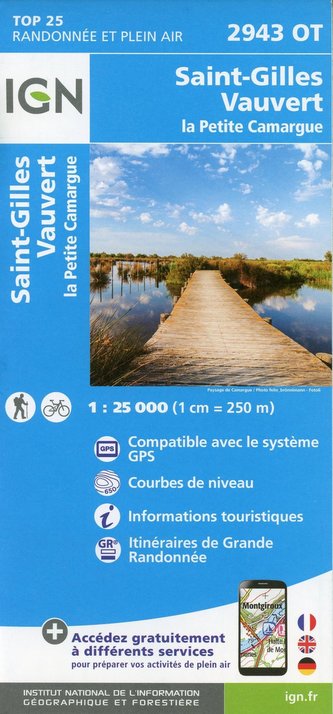 St-Gilles.Vauvert.La Petite Camargue 1:25 000