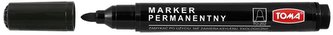 Marker permanentny 202 czarny (10szt)TOMA