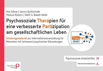 Psychosoziale Therapien für eine verbesserte Partizipation am gesellschaftlichen Leben