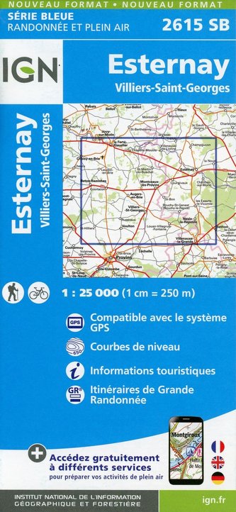 Esternay. Villiers-Saint-Georges 1:25 000 Esternay. Villiers-Saint-Georges 1:25 000