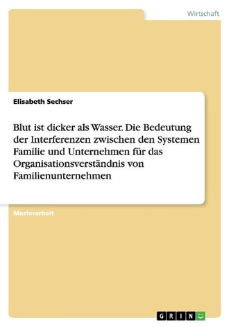 Blut ist dicker als Wasser. Die Bedeutung der Interferenzen zwischen den Systemen Familie und Unternehmen für das Organisationsv