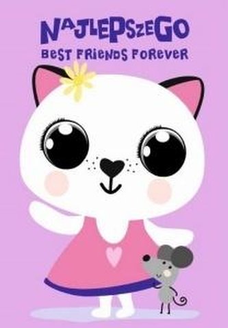 Karnet B6 Urodziny - Myszka