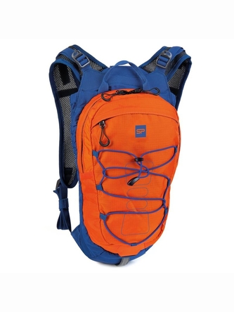 Spokey - DEW Cyklistický a běžecký batoh 15 l - oranžovo/modrý