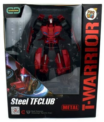 Robot T-Warrior metal bordowy