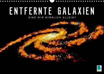 Entfernte Galaxien - Sind wir wirklich allein? (Wandkalender 2021 DIN A3 quer)