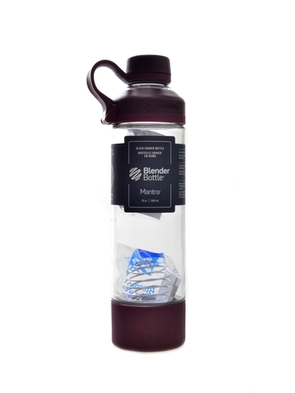 Blender Bottle - Mantra Glass 600ml - růžová