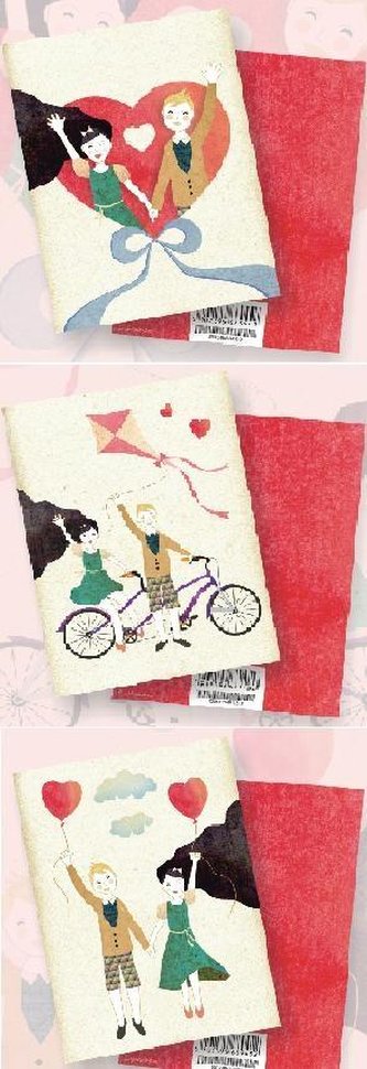 Karnet okolicznościowy. Miłość MIX