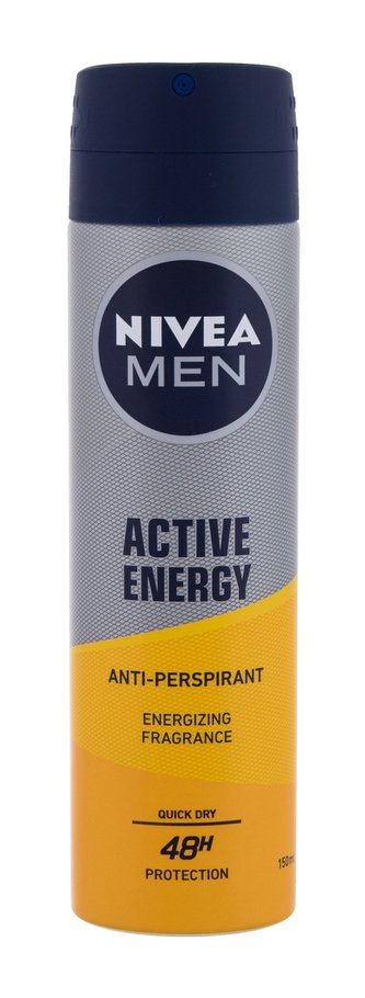 Nivea Men Active Energy Antiperspirant 150 ml 48H pro muže Nivea Men Active Energy Antiperspirant 150 ml 48H pro muže