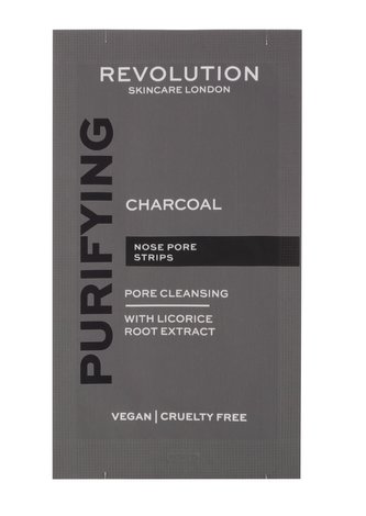 Revolution Skincare Purifying Čisticí ubrousky Charcoal Nose Pore Strips 6 ks pro ženy