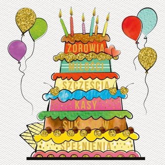 Karent 155x155 Urodziny - Życzenia