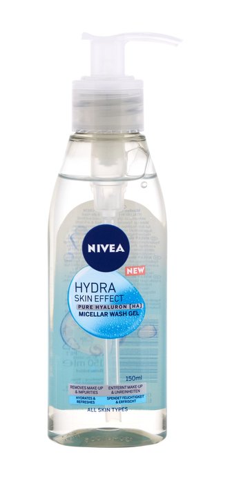 Nivea Hydra Skin Effect Čisticí gel Micellar 150 ml pro ženy Nivea Hydra Skin Effect Čisticí gel Micellar 150 ml pro ženy