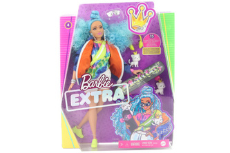 Barbie Extra - s modrým afro účesem GRN30
