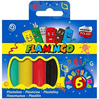 Plastelina 6 kolorów