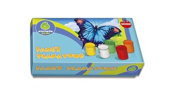 Farby plakatowe 6 kolorów 20ml MONA
