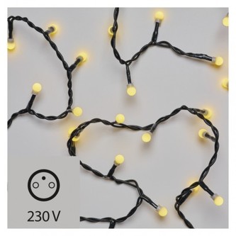 LED vánoční cherry řetěz – kuličky, 10m, vnitřní, teplá b. LED vánoční cherry řetěz – kuličky, 10m, vnitřní, teplá b.