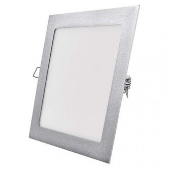 LED panel 225×225, čtvercový vestavný stříbrný, 18W neutr.b. LED panel 225×225, čtvercový vestavný stříbrný, 18W neutr.b.