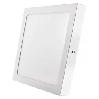 LED panel 300×300, čtvercový přisazený bílý, 24W neutr. bílá