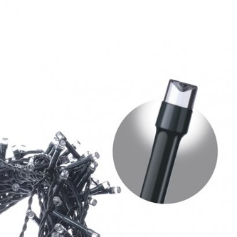 Spojovací Standard LED vánoční řetěz, 5m, studená bílá