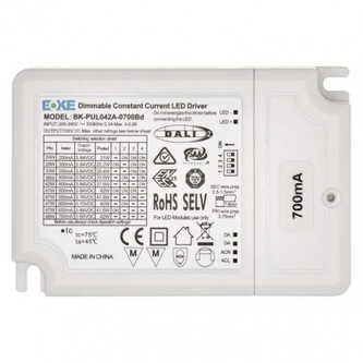 DALI Driver pro LED svítidla CC 700mA 40W DALI Driver pro LED svítidla CC 700mA 40W