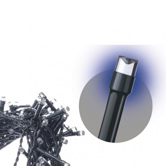 Spojovací Standard LED vánoční řetěz, 10m, modrá