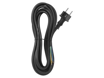 Flexo šňůra gumová 3× 2,5mm2, 5m, černá