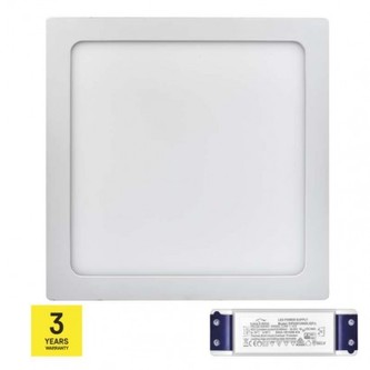 LED panel TRIAK 300×300, čtvercový přisazený bílý, 24W n. b. LED panel TRIAK 300×300, čtvercový přisazený bílý, 24W n. b.