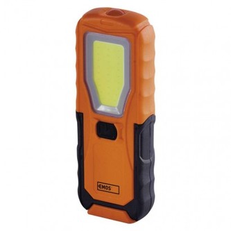 COB LED + LED pracovní svítilna P4110, 360 lm, 4× AA