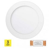 LED panel TRIAK 170mm, kruhový přisazený bílý, 12W neut. b.