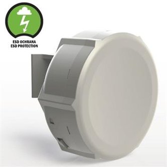 Venkovní jednotka Mikrotik RouterBOARD RBSXTG-5HPnD-SAr2, 2x14dBi, 802.11a/n, RouterOS L4, GPOE, zdroj, montážní sada