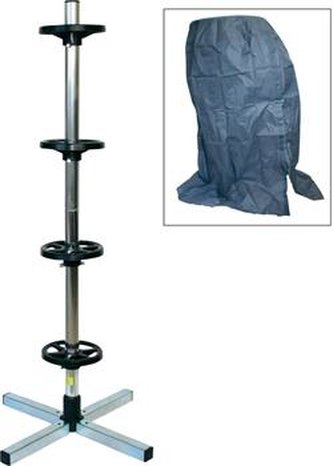 Stojan na pneumatiky do max. šířky 225mm s potahem