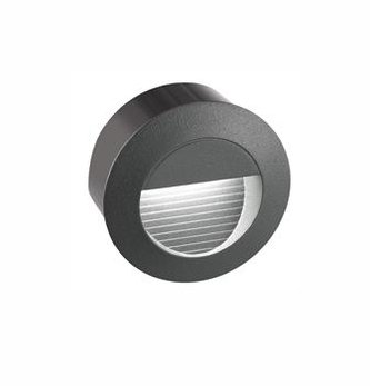 Svítidlo Nova Luce KRYPTON R STEP GREY 2 schodišťové, IP 54, 3 W