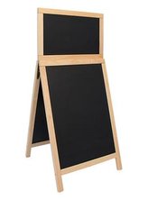 Tabule Securit DELUXE informační/reklamní \"A\" na popis křídou 550x1200mm, lakovaná, Plain