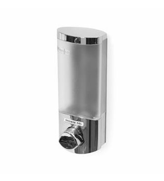 Dávkovač Compactor Uno mýdla / šampónu na zeď, chrom plast, 360 ml, RAN6014